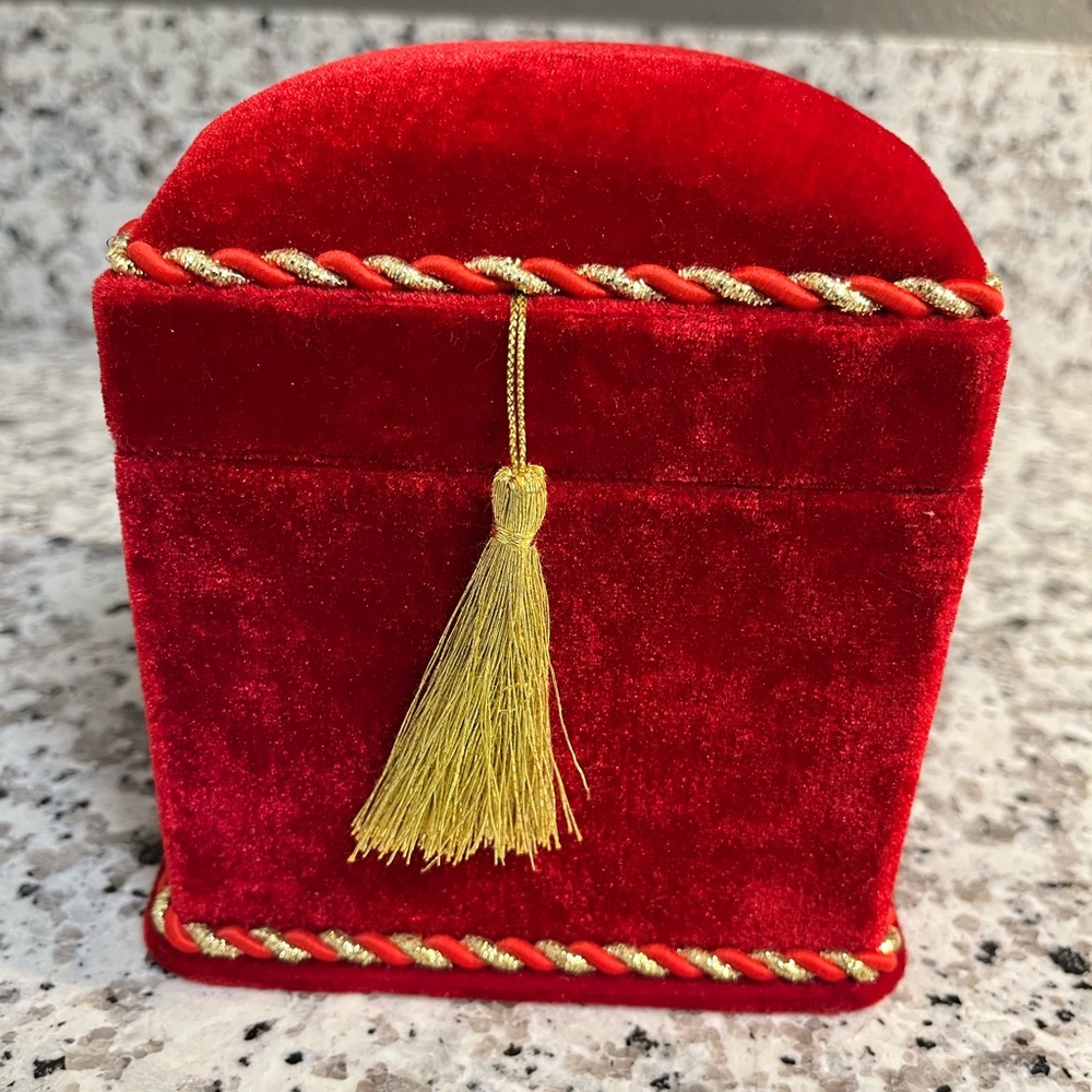 Velvet Jewelry keepsake box
